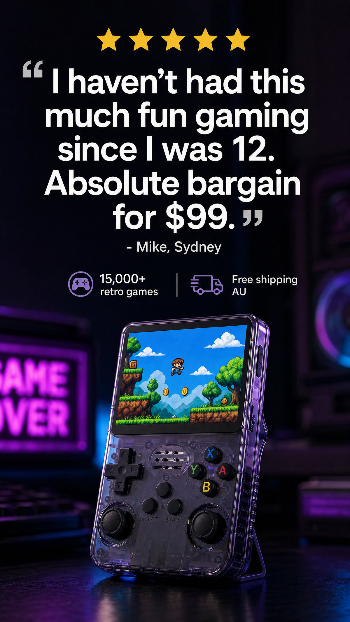 The Game Console - Retro Handheld Gaming Console